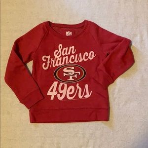 Girls toddlers 49ers sweater